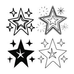 Obraz premium abstract star background