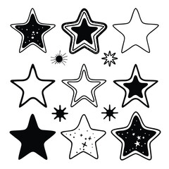 Fototapeta premium set of stars