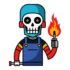 welder clipart vector design