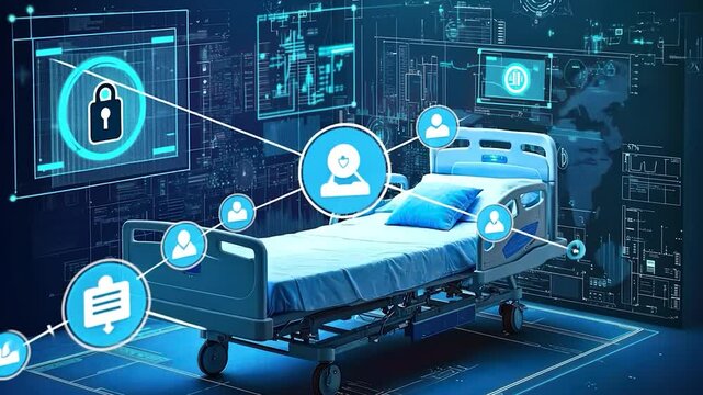 Digital Hospital Bed with Secure Data