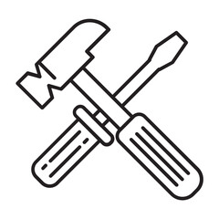 hammer and screwdriver line