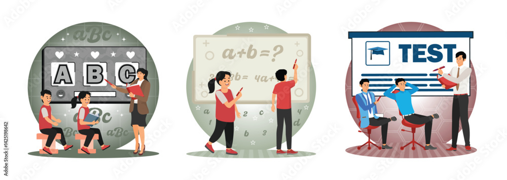 Poster digital display. interactive whiteboard. student response system.