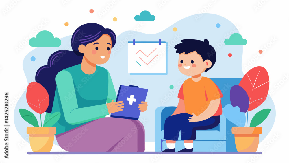 Poster a parent struggling to connect with their child finding a new understanding and bond through family 