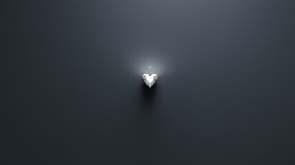 3d White hearts,Valentine's Day or wedding,pink heart y2k style isolated on white background,Love concept,romantic,Holiday celebration.