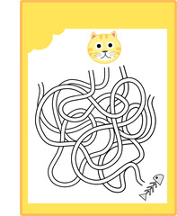 make way for the cat so it can eat the fish