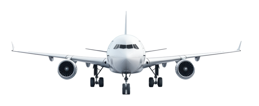 Majestic Airplane Front View: A Detailed Look at Commercial Aircraft Design and Engineering