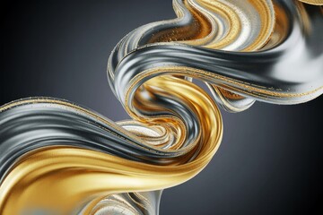 Abstract Fluid Swirl Wave Background