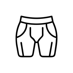 Safety Briefs or Protective Shorts Icon Design