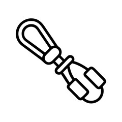 Safety Tether or Harness Clip Icon Design