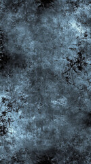Textured blue and gray abstract background featuring a weathered pattern and dark tones