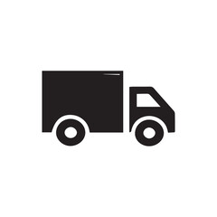 Fototapeta premium truck icon vector illustration