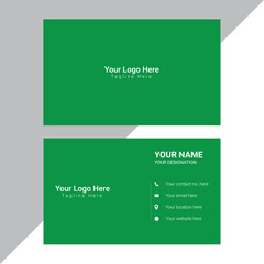 Horizontal and vertical layout. Vector illustration, Business card design template, Clean professional business card template, Modern shape with abstract black, Double-sided creative business card 