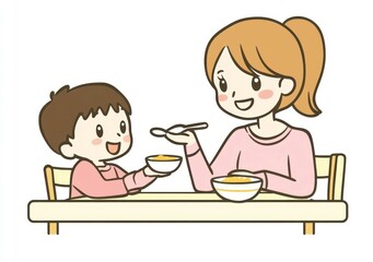 mother and daughter