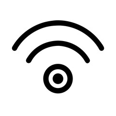 Wi-Fi Signal with Dot Icon Design