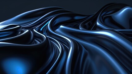 Fototapeta premium Abstract vivid color wave express and emphasize energetic signal. Seamless texture of vividness curve swirling convey sense of harmony and wonderful scene perfect for effect and graphic design. AIG53.