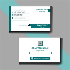 creative professional business card template design