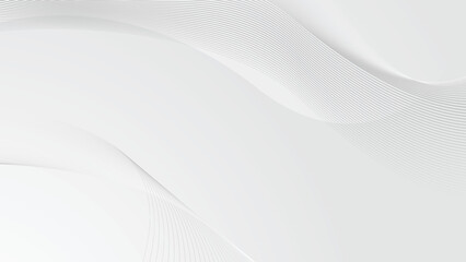 abstract wave background smooth line curve vector design business background