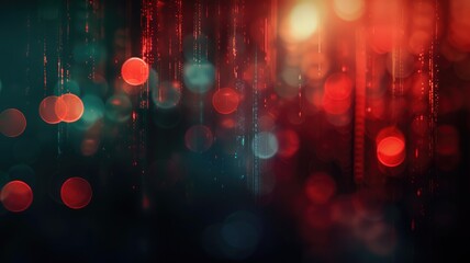 Fearful picture with effect for thriller cinema scene. Deadly scenery of victim feeling fear in dangerous situation or haunted nightmare. Glowing light express scary threat with blur view. AIG53.