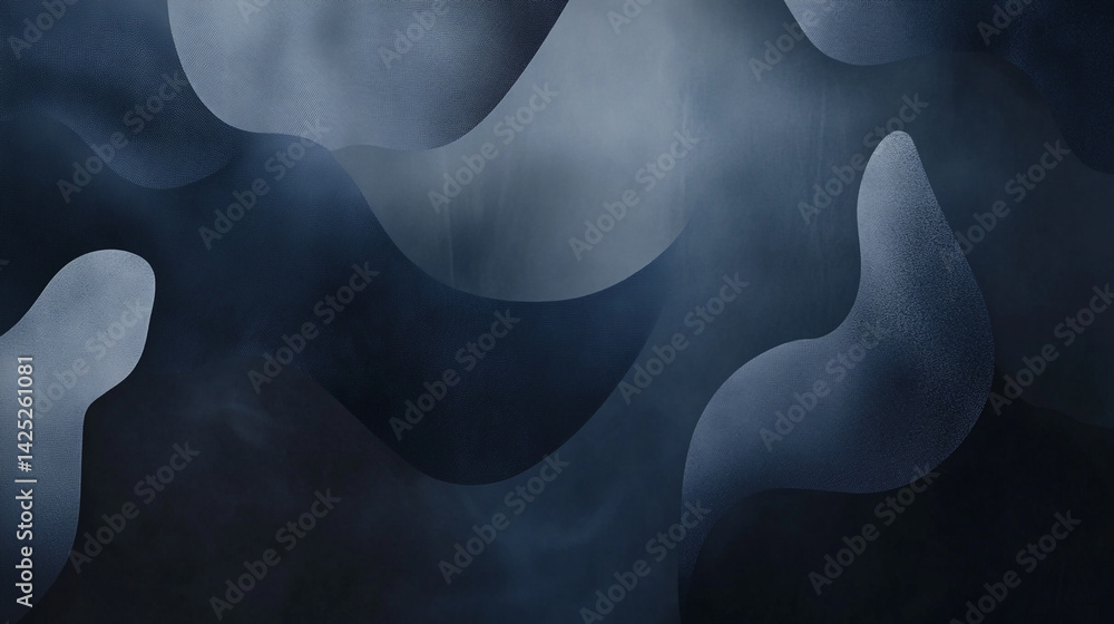 Poster moody and abstract foggy background with dim light and soft shapes for artistic and creative wallpap