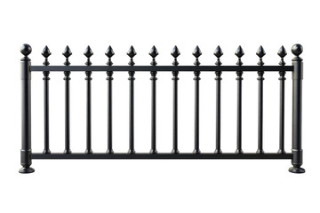 Naklejka premium Rnqe Metal Crowd Barrier Isolated on a transparent background