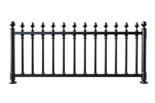 Rnqe Metal Crowd Barrier Isolated on a transparent background