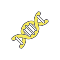 DNA Strand icon vector stock illustration