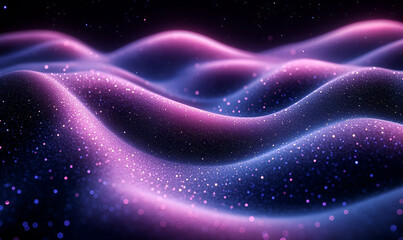 Obraz premium Abstract purple blue flowing forms background texture