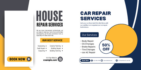 Digital business marketing social media post & web bannerDigital business marketing social media post and web banner