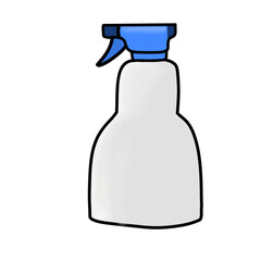 white plastic bottle