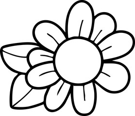 Cute cartoon, gardening, spring, trees, flowers, garden, illustration, hand drawn