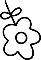 Cute cartoon, gardening, spring, trees, flowers, garden, illustration, hand drawn