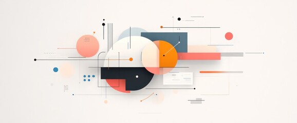 Obraz premium Abstract geometric shapes (2)