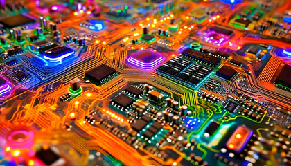 Obraz premium Colorful abstract background texture design