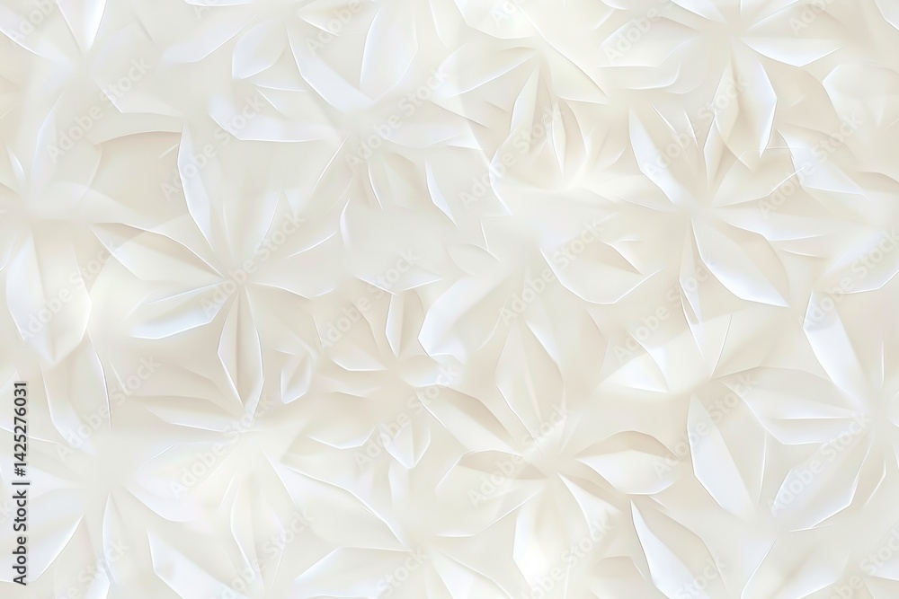 Poster abstract white flowing waves resembling fabric. background image of 3d rendering art with wavy textu