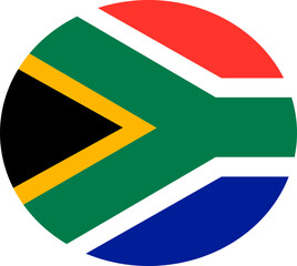 South Africa Country Map And Flag Art