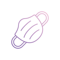 Mask icon vector stock illustration