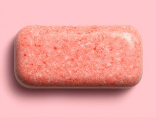 Pink bar of soap