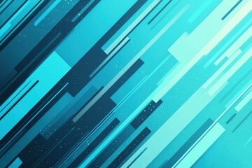 Vibrant Blue Abstract Background with Dynamic Lines and Patterns