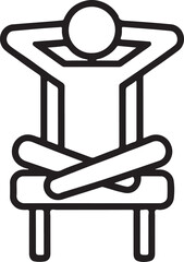 chair Figure Relaxing