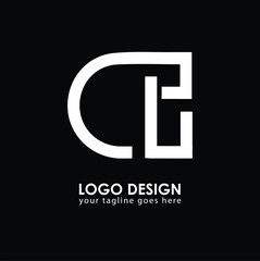 EU CU Logo Design, Creative Minimal Letter CU EU Monogram