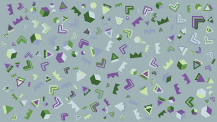 Repeating pattern of geometric shapes suitable for backgrounds, packaging, textiles, and stationery designs. Ideal for modern and minimalist aesthetics.