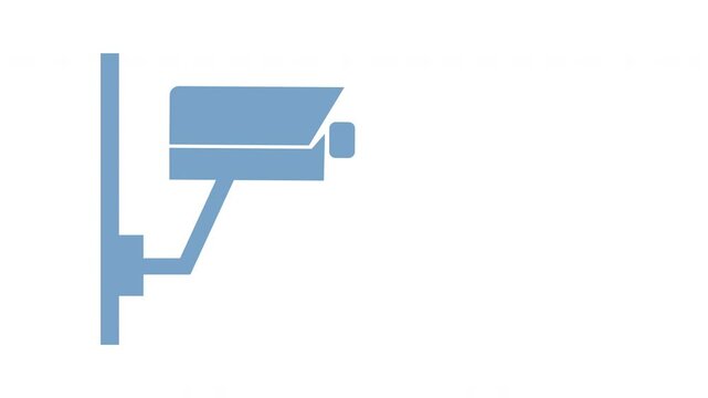 cctv, security cameras vector icons