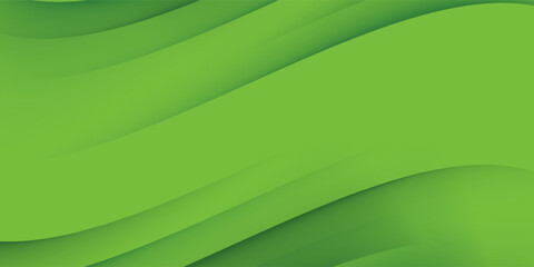 Abstract green wavy background. Vector EPS 10