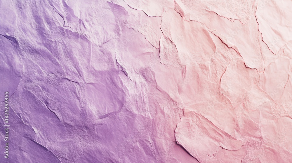 Poster Minimalist pencil strokes gradient transitioning from purple to pink, creating a textured and vibrant abstract background.