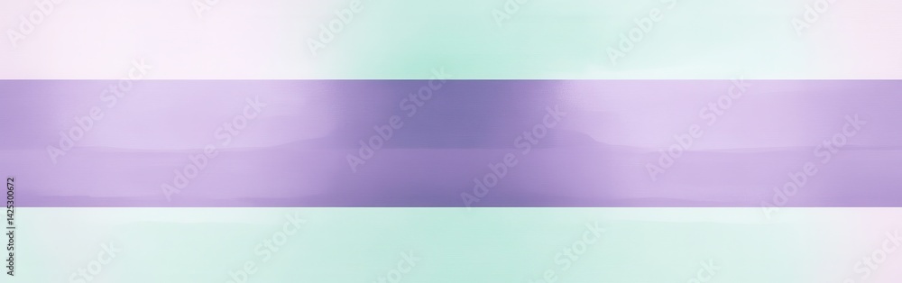 Poster elegant lavender and mint horizontal stripes create a textured abstract background, perfect for soft