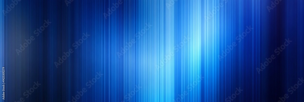 Poster abstract blue light streaks background with vertical lines and gradient effect
