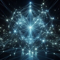 Neon Luminous sense of interconnectedness