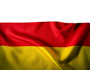 Fototapeta premium Waving German flag representing national pride and patriotism