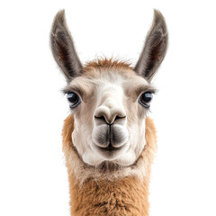 Fototapeta premium hardy llama png sturdy camelid png woolly llama png farm llama png transparent background image