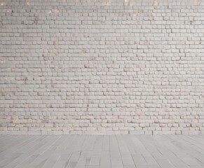 Softly lit white brick wall background, ample copy space ,  modern,  pattern,  clean